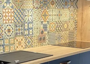 Mosaïque murale par notre entreprise.